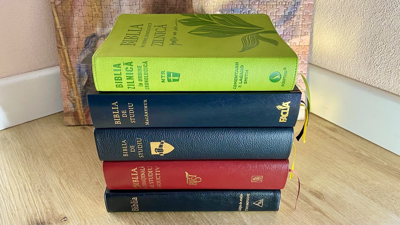 Descoperă TOP 5 Biblii de Studiu RECOMANDATE
