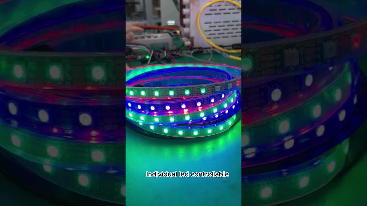 Dc12V invidually addressabke dual signal sk6813 ws2815 pixel led strip 