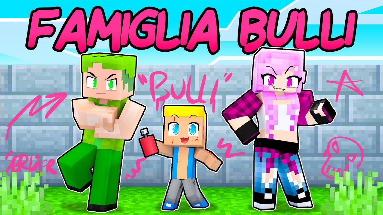 Vengo ADOTTATO Da Una FAMIGLIA Di BULLI Su Minecraft!