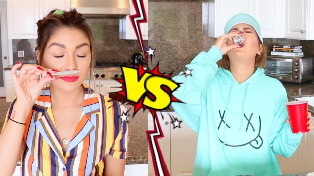 Me Drunk VS Me High | Andrea Russett