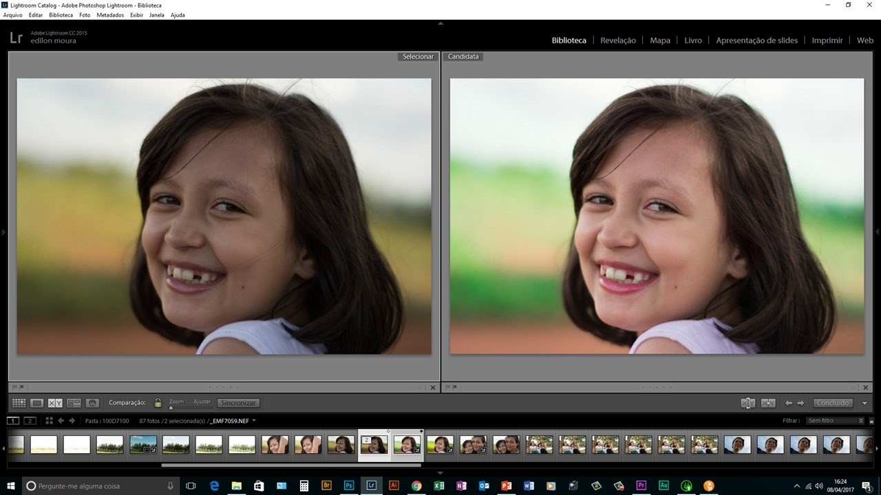 EDI&Ccedil;&Atilde;O R&Aacute;PIDA COM LIGHTROOM E PHOTOSHOP