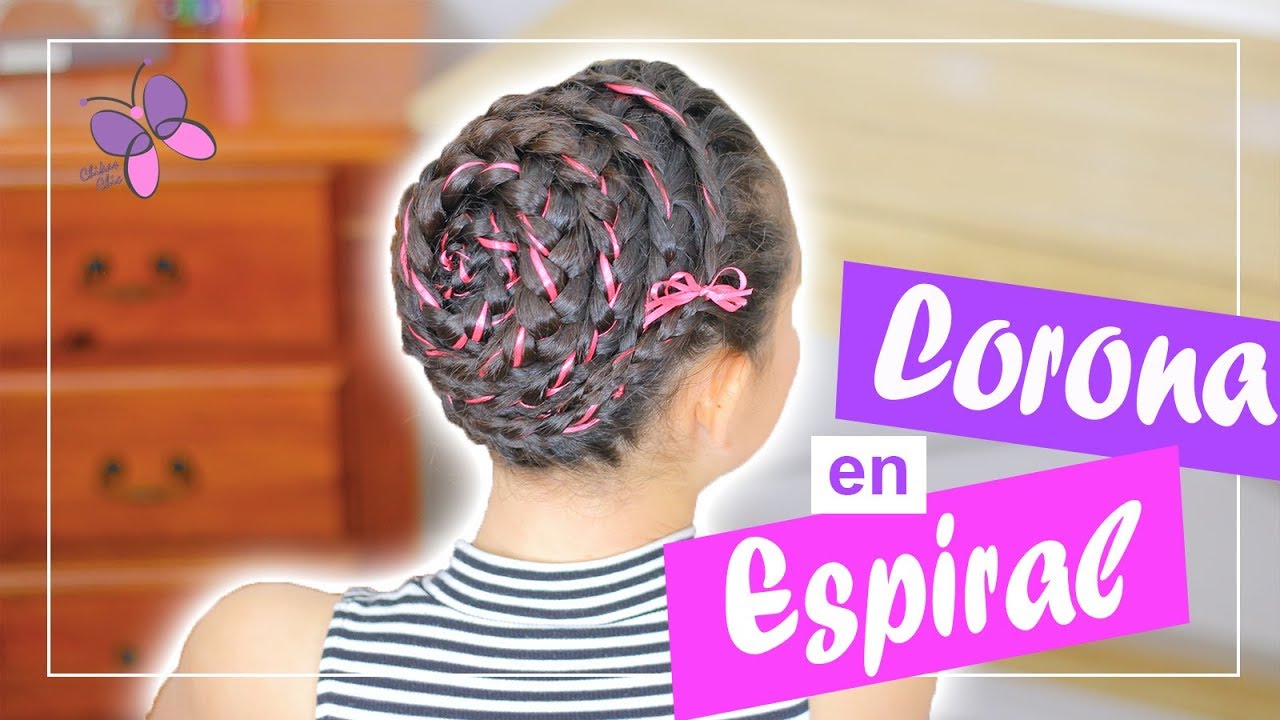 Corona en Espiral | Peinados para Cabello Largo | Peinados con Trenzas