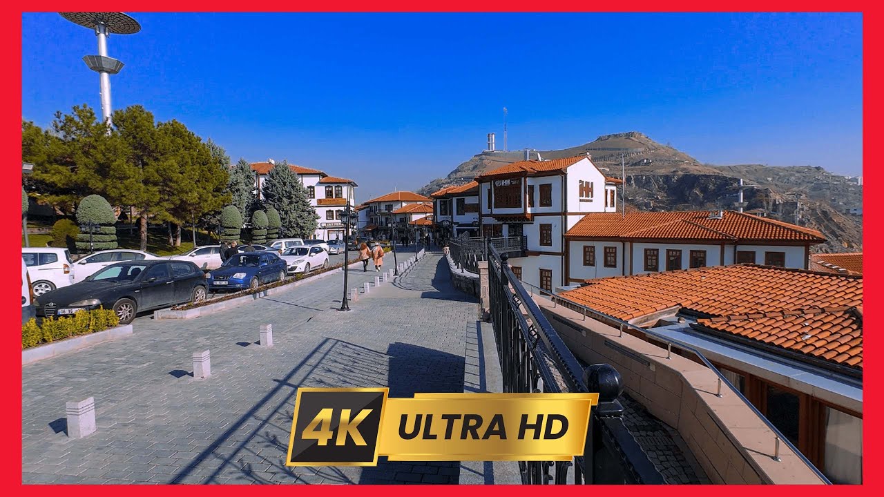 Ankara [4k50fps] ,Ulus Hacı Bayram Çevresi Yürüyüş Turu | Walking Around Ulus Haci Bayram, Ankara