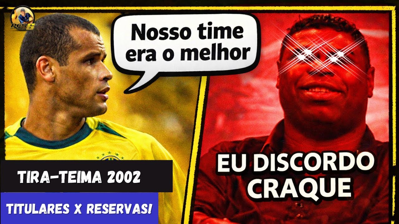 Brasil 2002: O Time Reserva BATE os Titulares? – PES 6 (60 FPS)