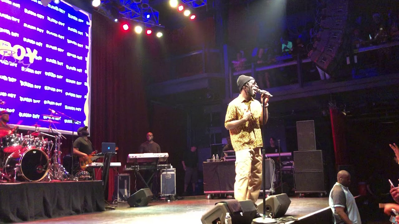 Burna Boy “Deja Vu” live at the Fillmore 4-3-19