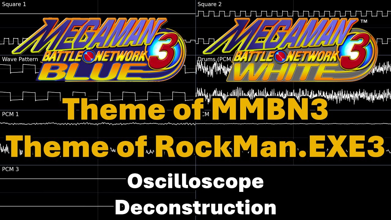 Theme of Mega Man Battle Network 3 (Mega Man Battle Network 3) -- Oscilloscope Deconstruction