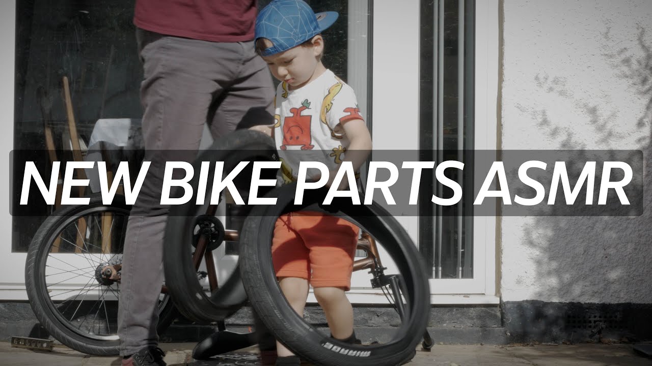 ASMR: New Bike Parts 2022. RIDING AT THE END!