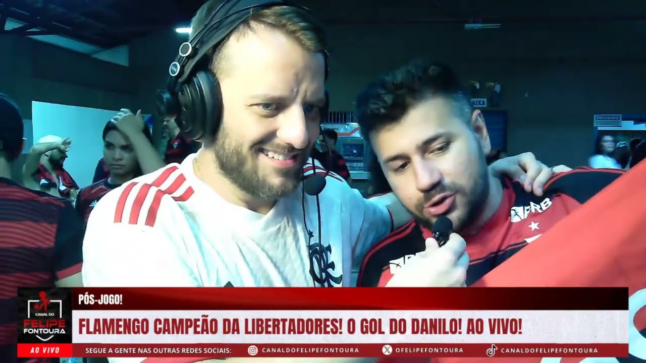 FLAMENGO CAMPE&Atilde;O DA LIBERTADORES! O GOL DO DANILO! AO VIVO &ndash; FESTA, AN&Aacute;LISE E RESENHA!