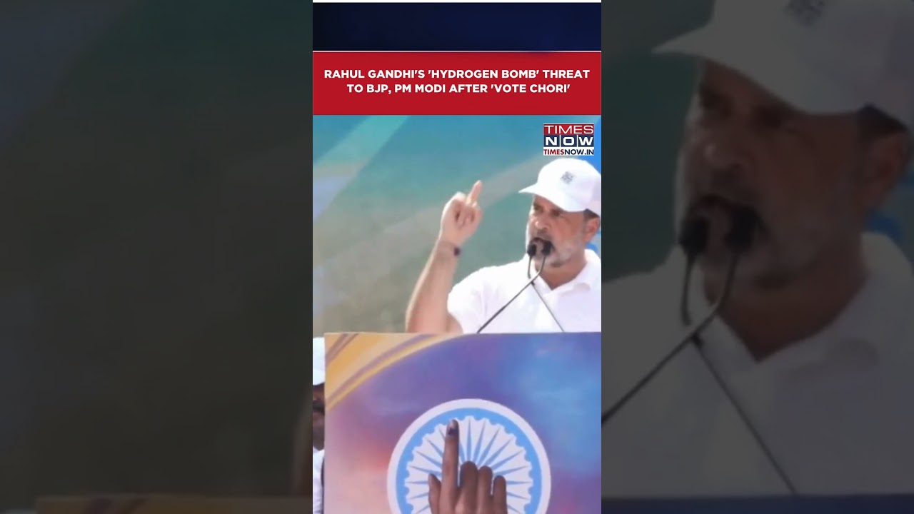 Rahul Gandhi Drops 'Hydrogen Bomb' Threat On BJP, PM Modi, After 'Vote Chori' Allegations 