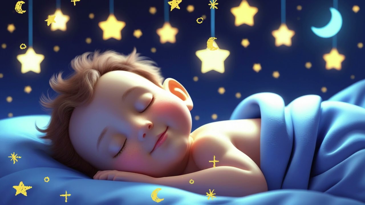 A Starry Night Journey for Baby’s Deepest Sleep | Twinkling music box tracks, celestial pads