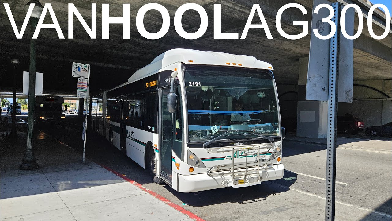 Articulated Van Hool! - AC Transit 2009 Van Hool AG300 No. 2191 on line 57