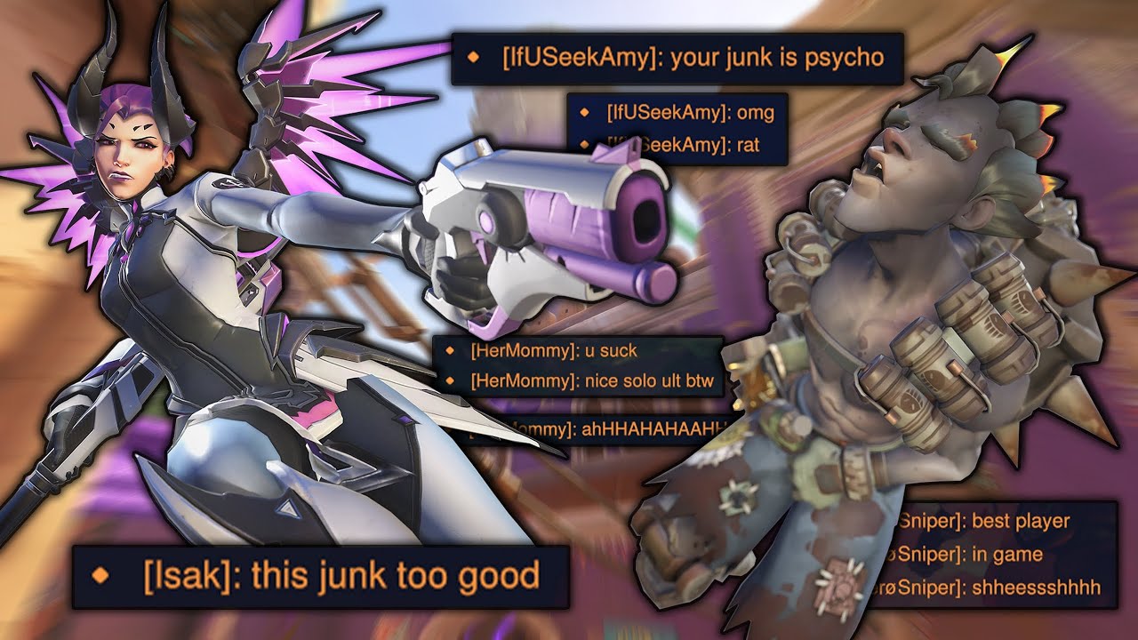 Bullying Mercy players with my Junkrat…