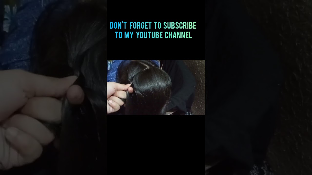 Easy and simple hairstyles trick. Do minutes me baalon k design banae #hairstyles #esayhairstyle