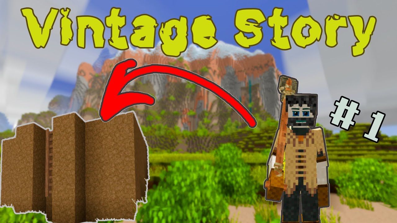 Первые шаги для (не)УСПЕШНОГО выживания! Vintage Story #1