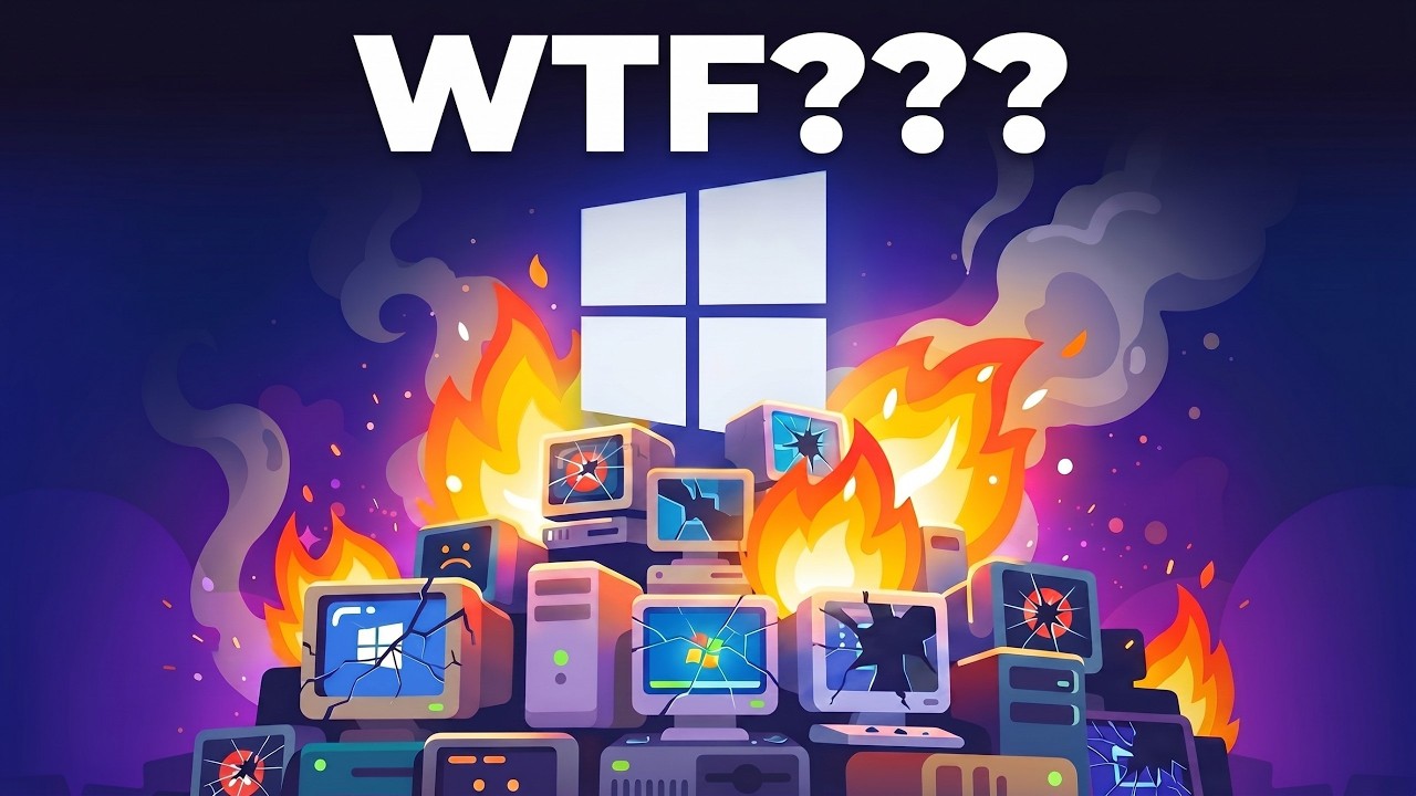 Windows Is BROKEN. 240 Million PCs Are Now E-Waste.