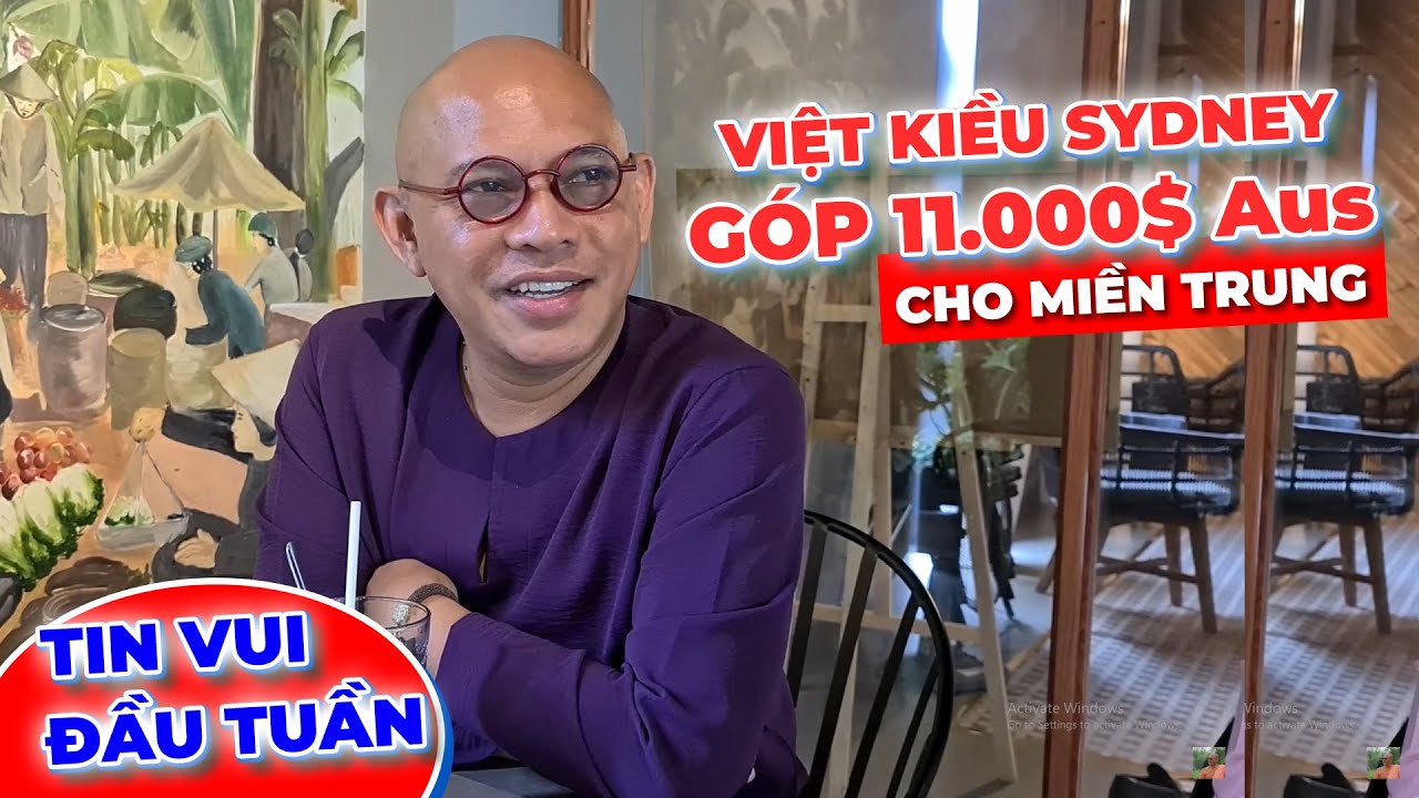 Sáng sớm 19/10 Color Man quá mừng có MTQ mang đến 11k đô Úc và 10 triệu giúp cho bà con miền Trung!