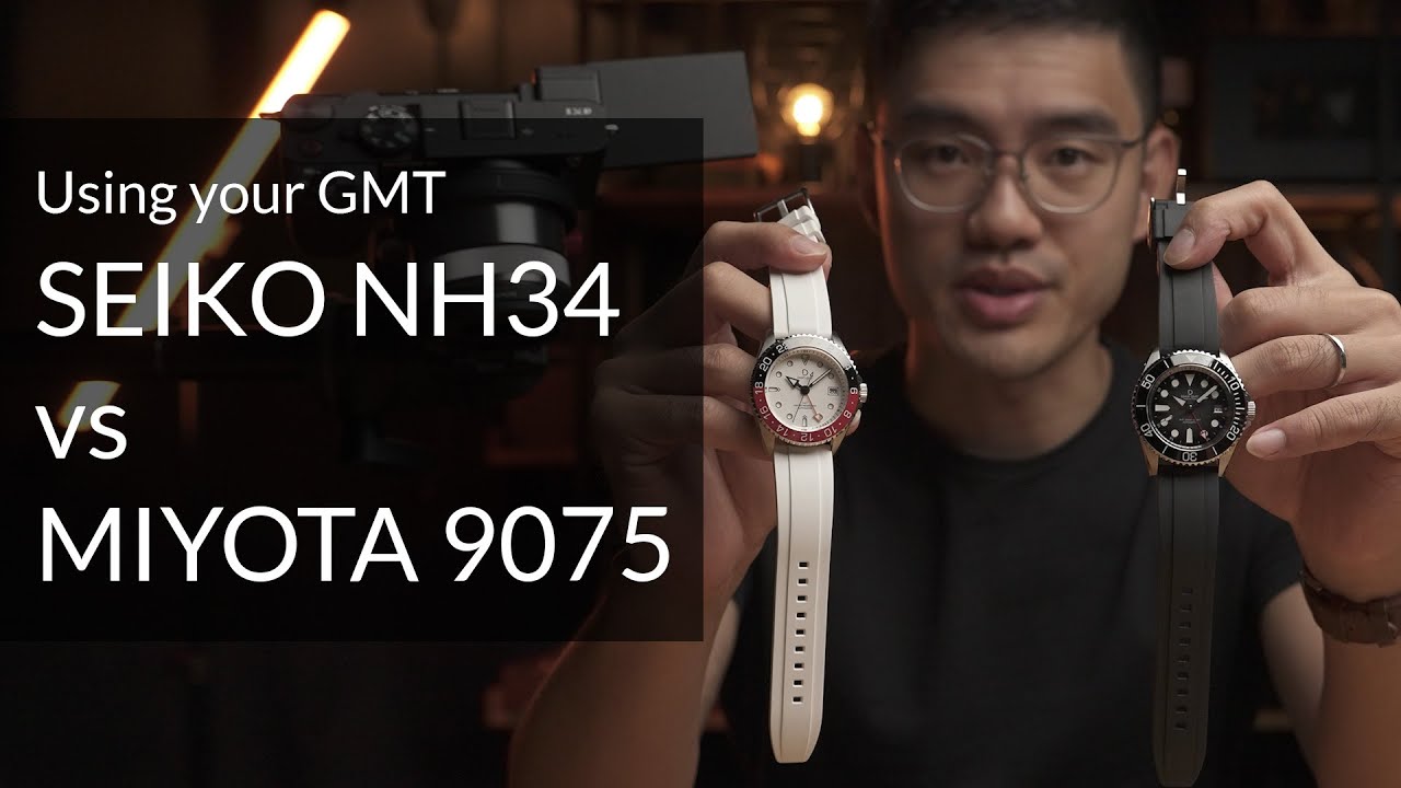 How to use your GMT mechanical watch (Seiko NH34/4R34 caller GMT vs Miyota 9075 flyer GMT)