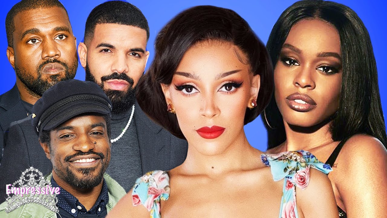 Azealia Banks DISSES Doja Cat! | Kanye West and Drake drag Andre 3000 into their petty feud