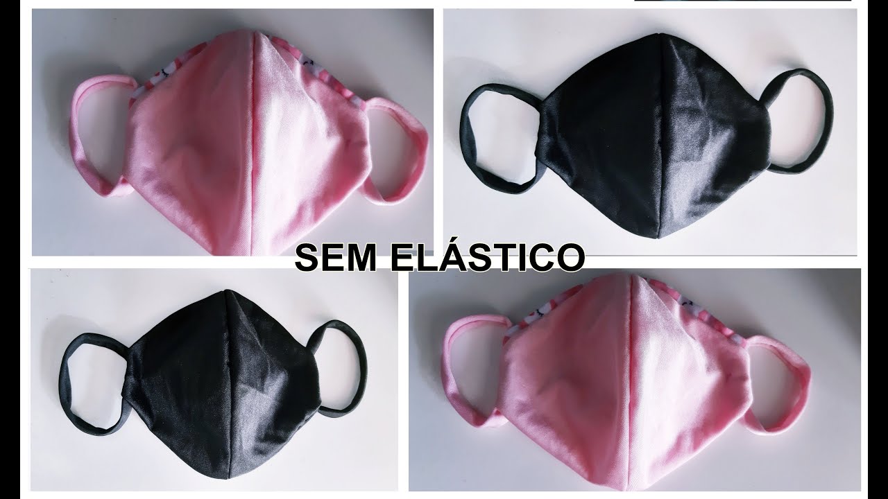 ACABOU O ELÁSTICO???? MÁSCARA SEM ELÁSTICO E SEM MÁQUINA DE COSTURA