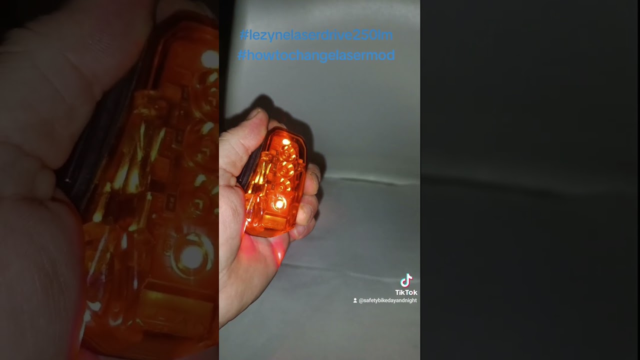 How to change the laser mode to Lezyne laser drive 250 lm