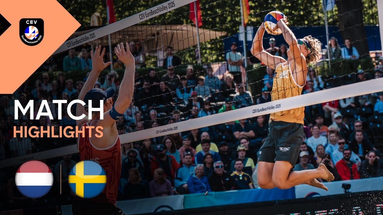 SemiFinals I NED vs SWE I Match Highlights I CEV EuroBeachVolley 2025