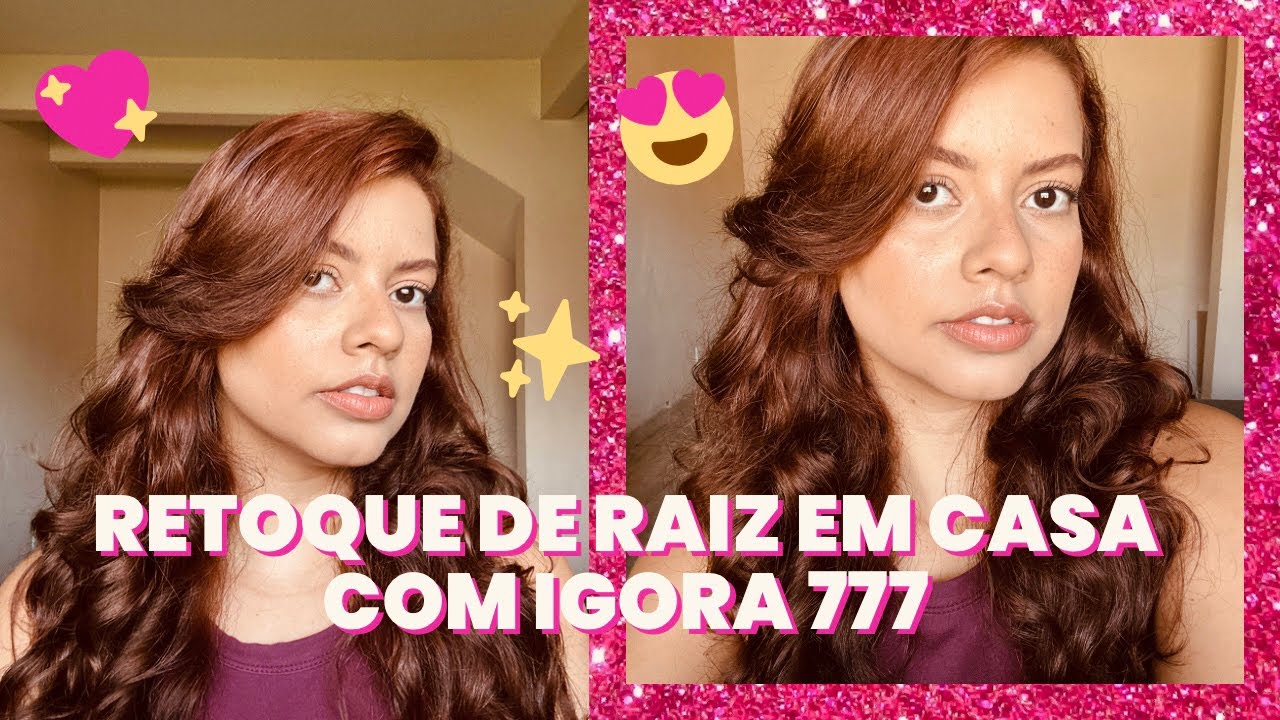 PINTEI MEU CABELO COM IGORA 777 SOZINHA