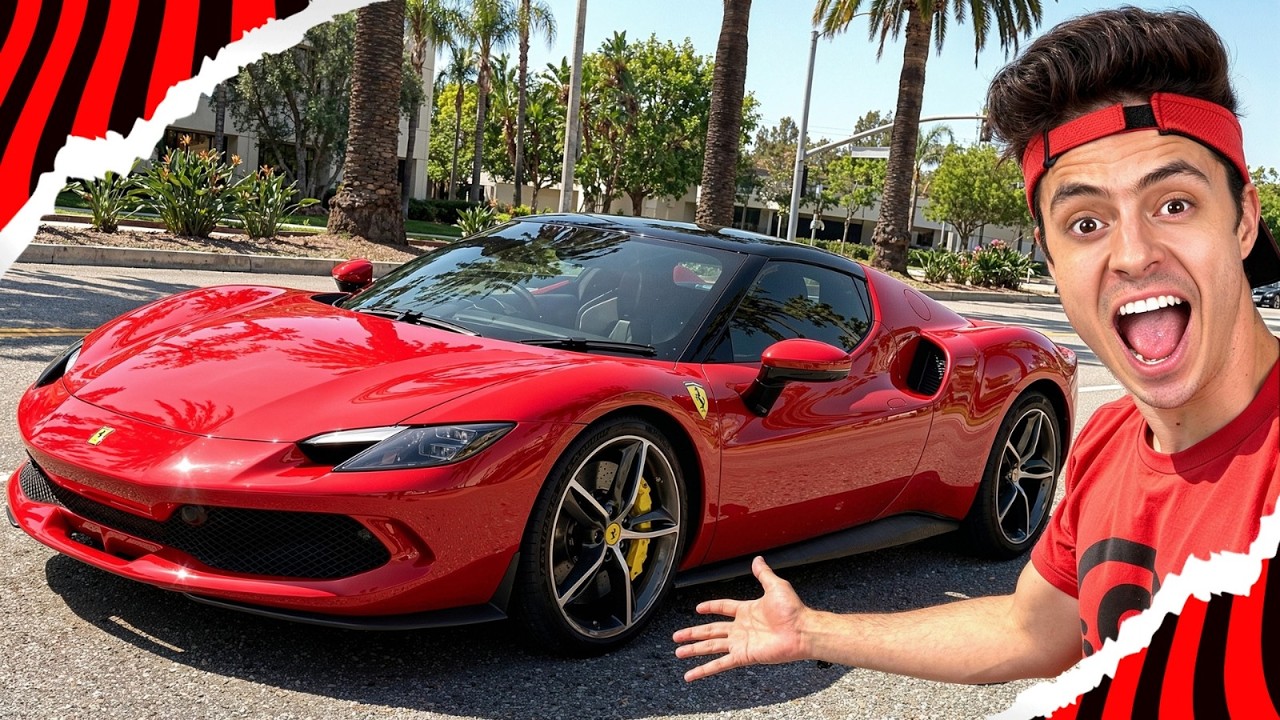 COMPREI UMA FERRARI DE R$5.000.000,00!
