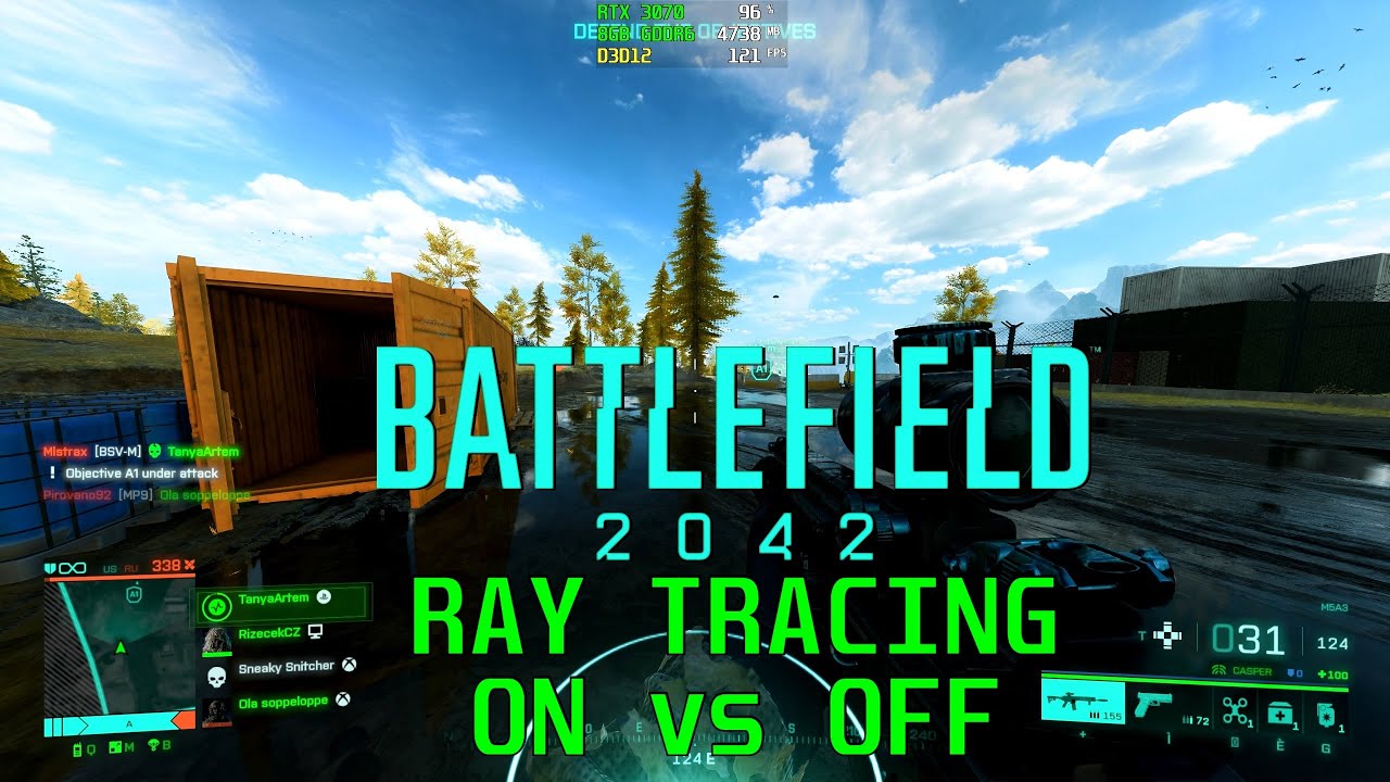 BATTLEFIELD 2042: RAY TRACING ON vs OFF [ QUALITY, FPS IMPACT ]