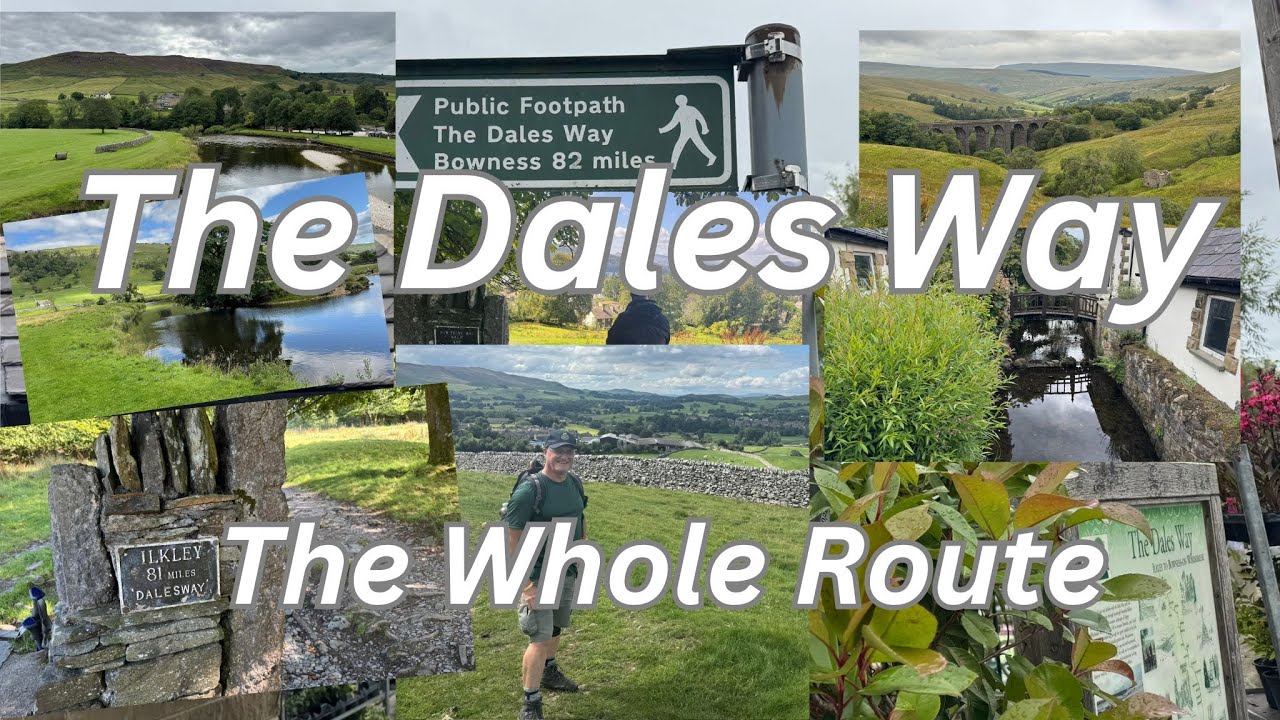 The Dales Way Full Route, 5 Days, 84 Miles, from Ilkley to Bowness-on-Windermere