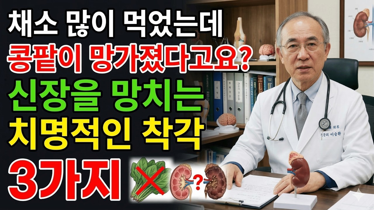 채소 많이 먹었는데 콩팥이 망가졌다고요?