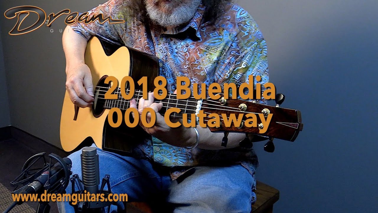 2018 Buendia 000 Cutaway, Brazilian Rosewood & Swiss Alpine Moonspruce