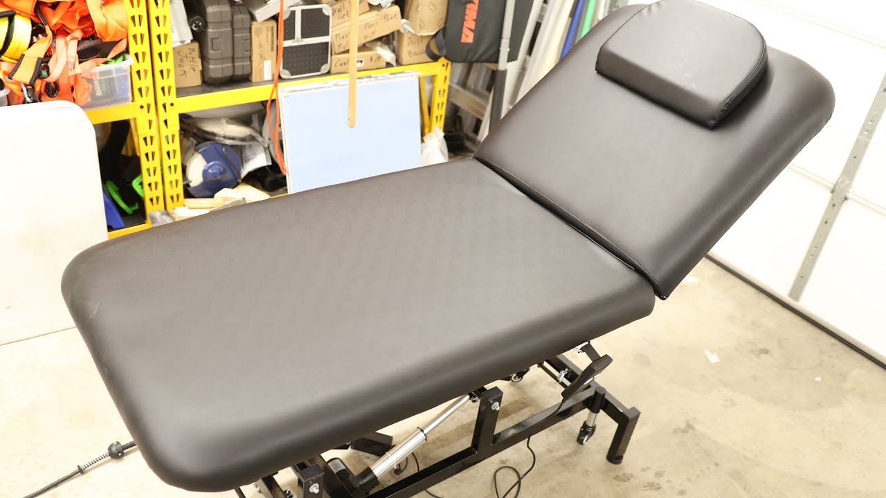 VEVOR Professional Electric Massage Table, 0-45° Adjustable Backrest Medical Table Beauty Bed
