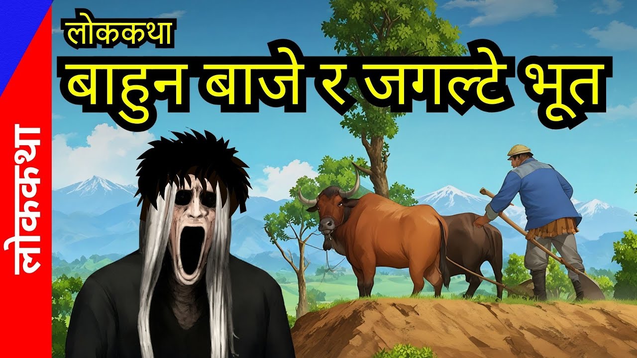 बाहुन बाजे र जगल्टे भूत नेपाली लोककथा   | Nepal Folktale!