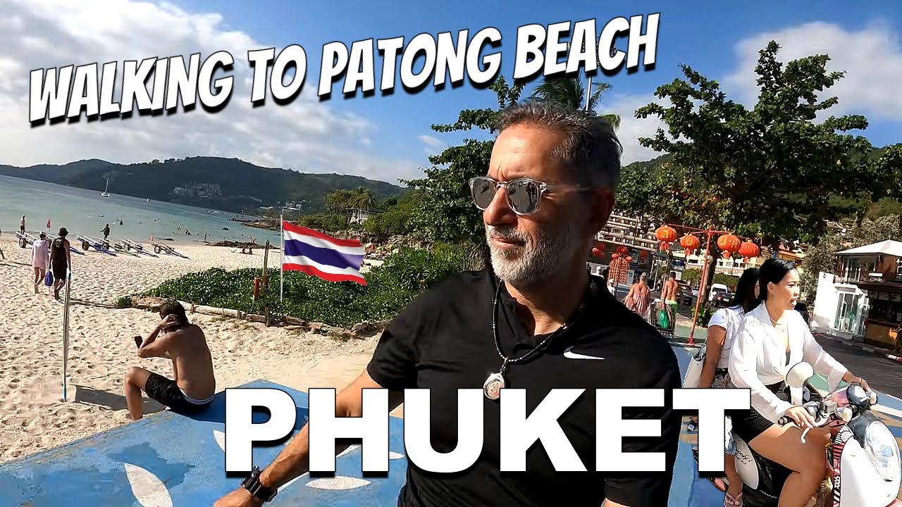 Patong Town to the Beach: What I Saw Walking in Phuket 🇹🇭