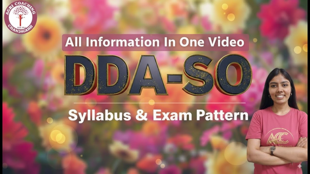 DDA SO 2025 Notification&nbsp; | Exam Pattern, Syllabus, Eligibility| Course Launch