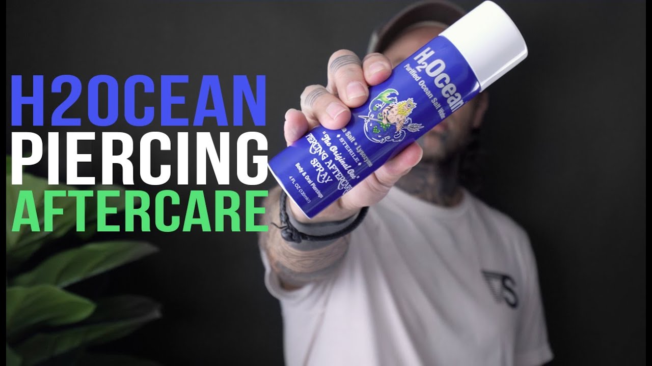 Обзор спрея для ухода за пирсингом H2Ocean | UrbanBodyJewelry.com