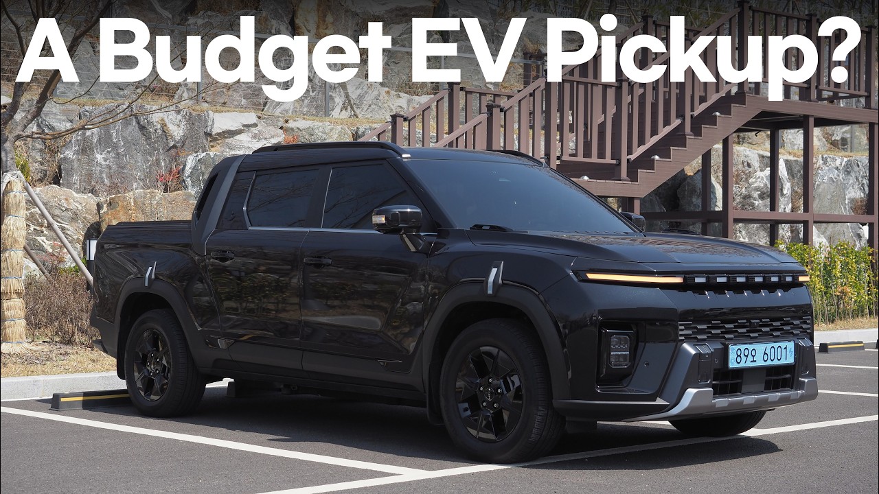 Первый тест-драйв KGM Musso EV 2027: единственный электрический пикап в Корее
