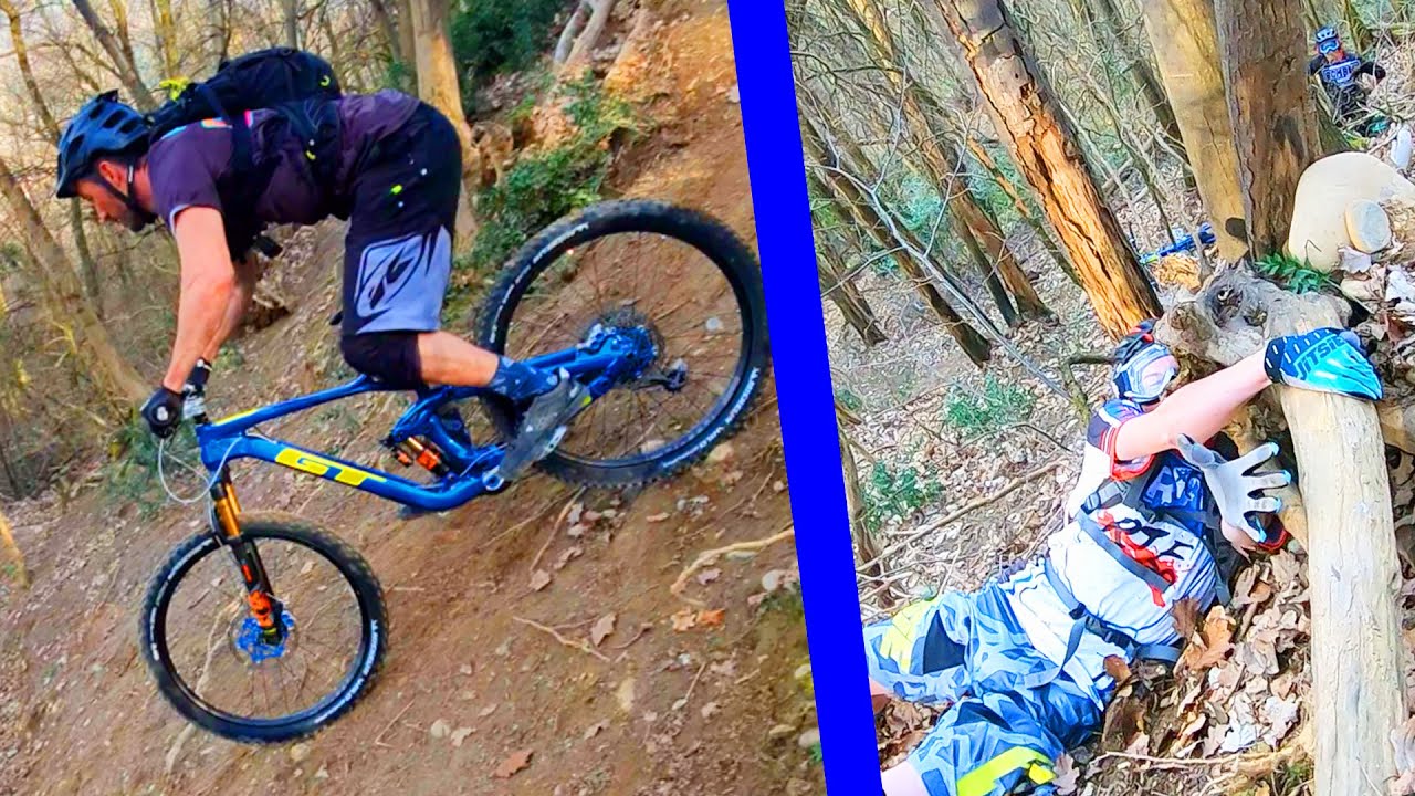 DERNIÈRE SESSION VTT ENDURO avant...on sait pas quand 😥 (Jump, chute, ...)