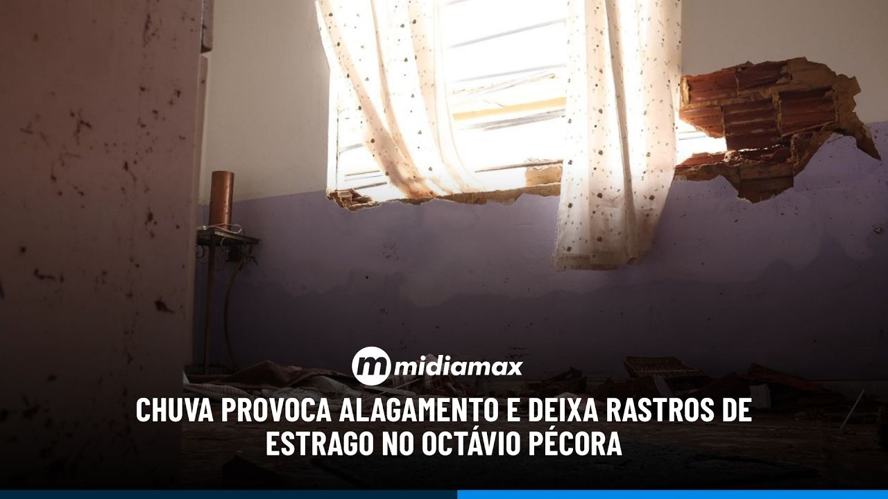 🔵 Chuva provoca alagamento e deixa rastros de estrago no Octávio Pécora