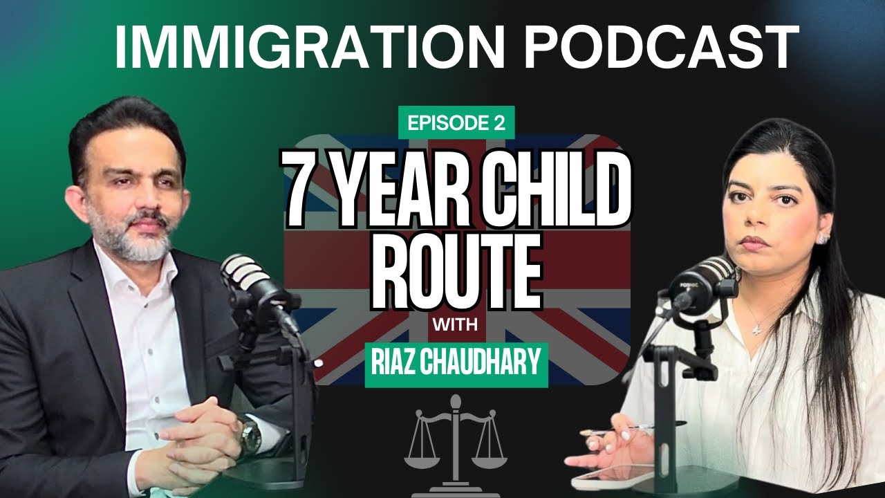 UK immigration settlement Route for a 7 year Old child Complete guidance 2025 ||Immigration Podcast