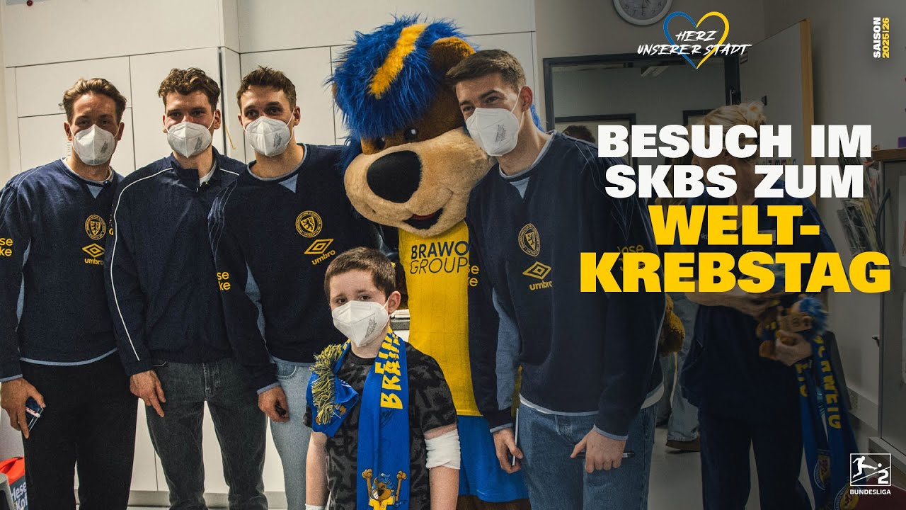 Besonderer Besuch zum Weltkrebstag 🦁💙💛