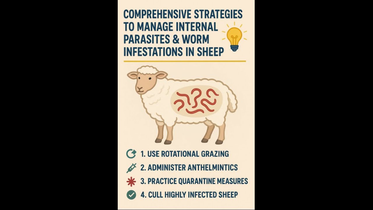 &ldquo;Comprehensive Strategies to Manage Internal Parasites & Worm Infestations in Sheep 🐑💡