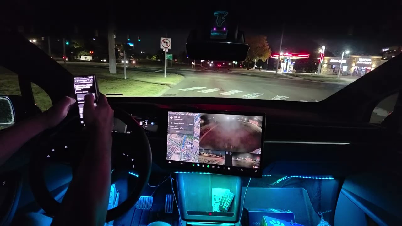 FSD 13.2.9 HW4 | Night Costco Run 🌙 Rig Overview + Auto Park + Smart Summon 🚗 Model X (Possum)