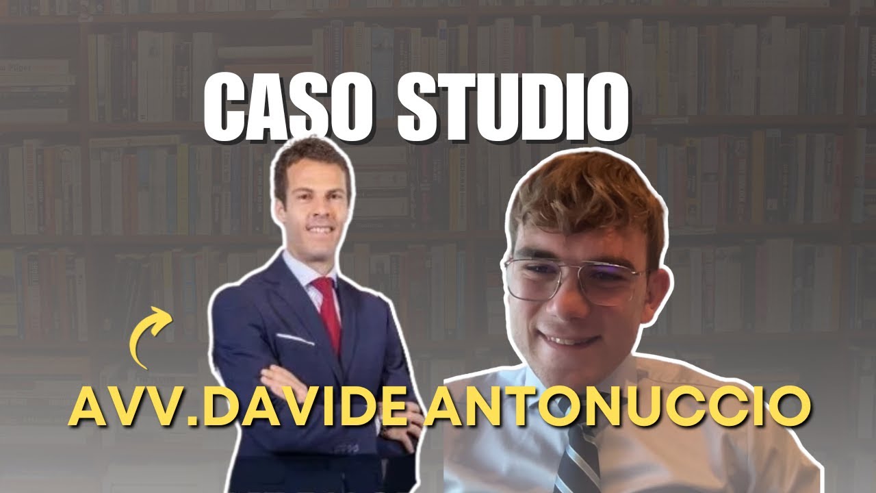 Intervista all' Avv. Davide Antonuccio 10 nuovi clienti in 2 mesi di collaborazione