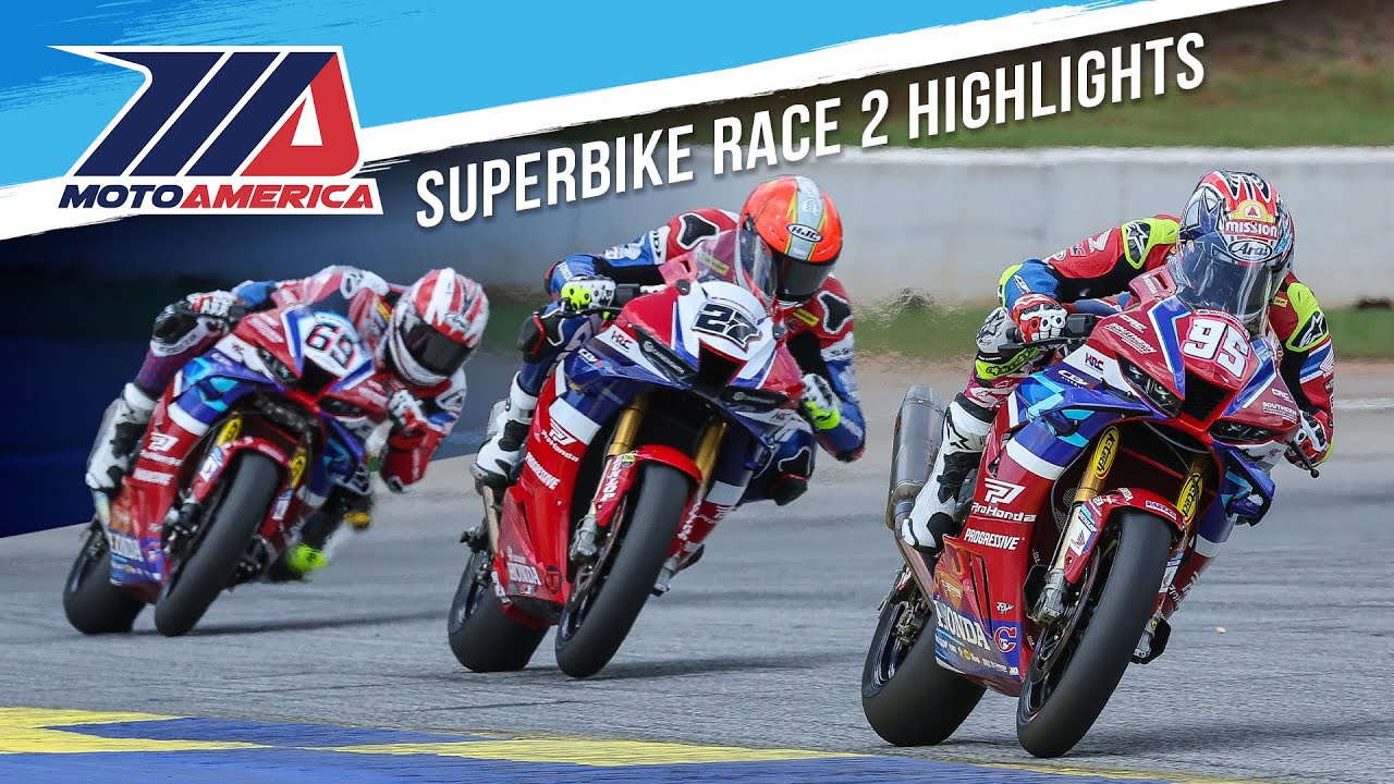 Superbike Race 2 at Road Atlanta 2025 – HIGHLIGHTS | MotoAmerica