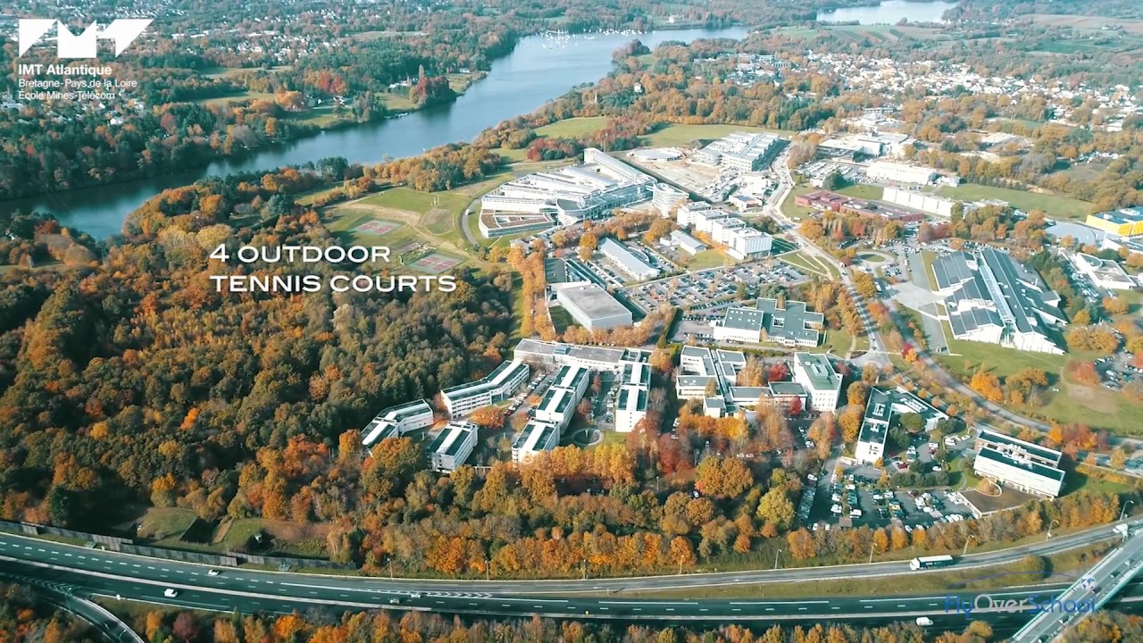 Institut Mines Telecom IMT Atlantique - FlyOverSchool - vue drone (version courte)