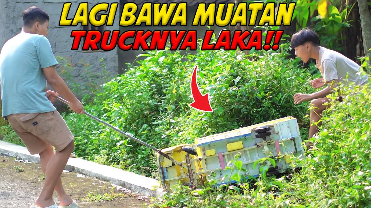 TRAGEDI MUATAN PISANG!! DIMAS JAIL SAMPE TRUKNYA OL3NK RUSAK..