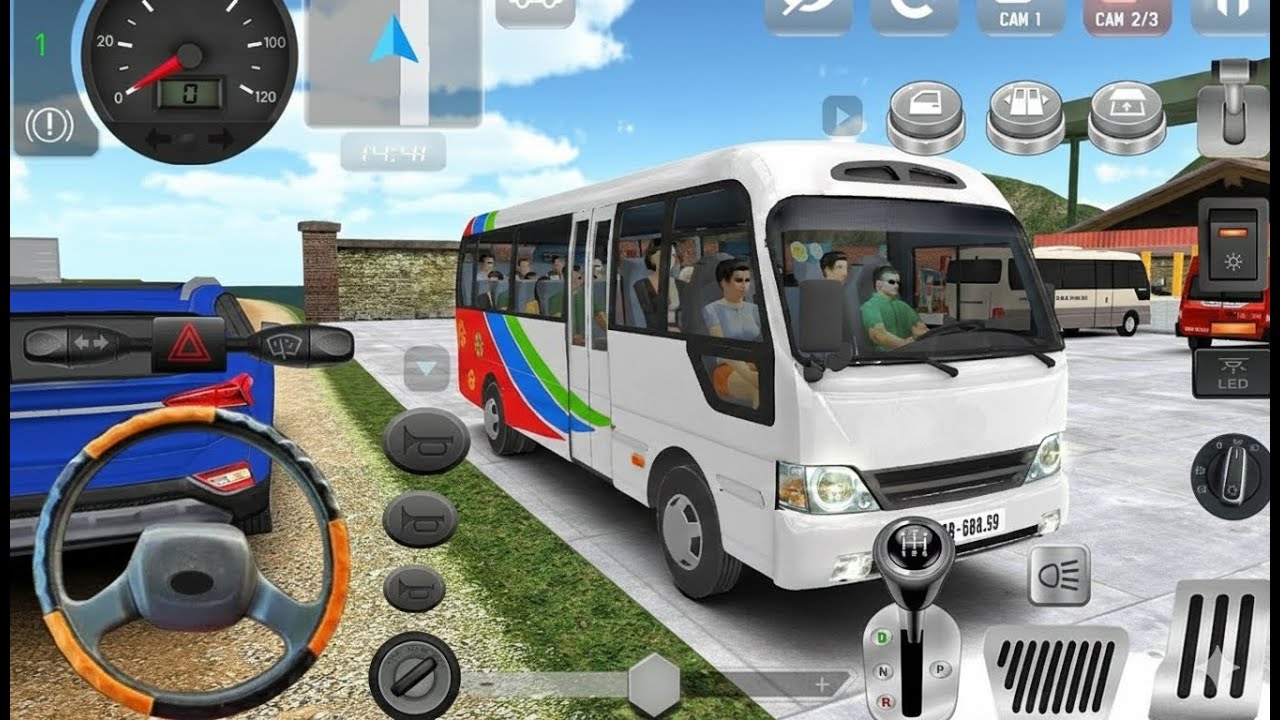 New Hyundai County Bus Drive - Bus Game 2026: Minibus Simulator Vietnam - Android Gameplay