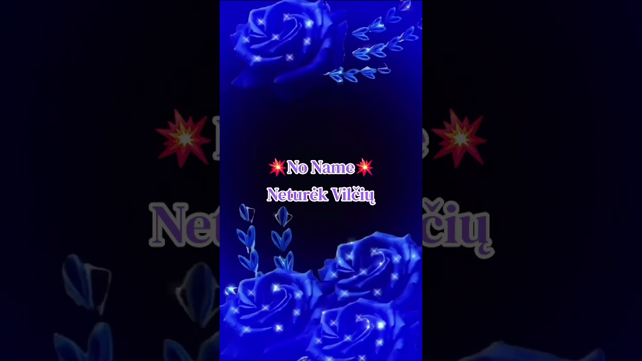 💥No Name💥 - Neturėk Vilčių