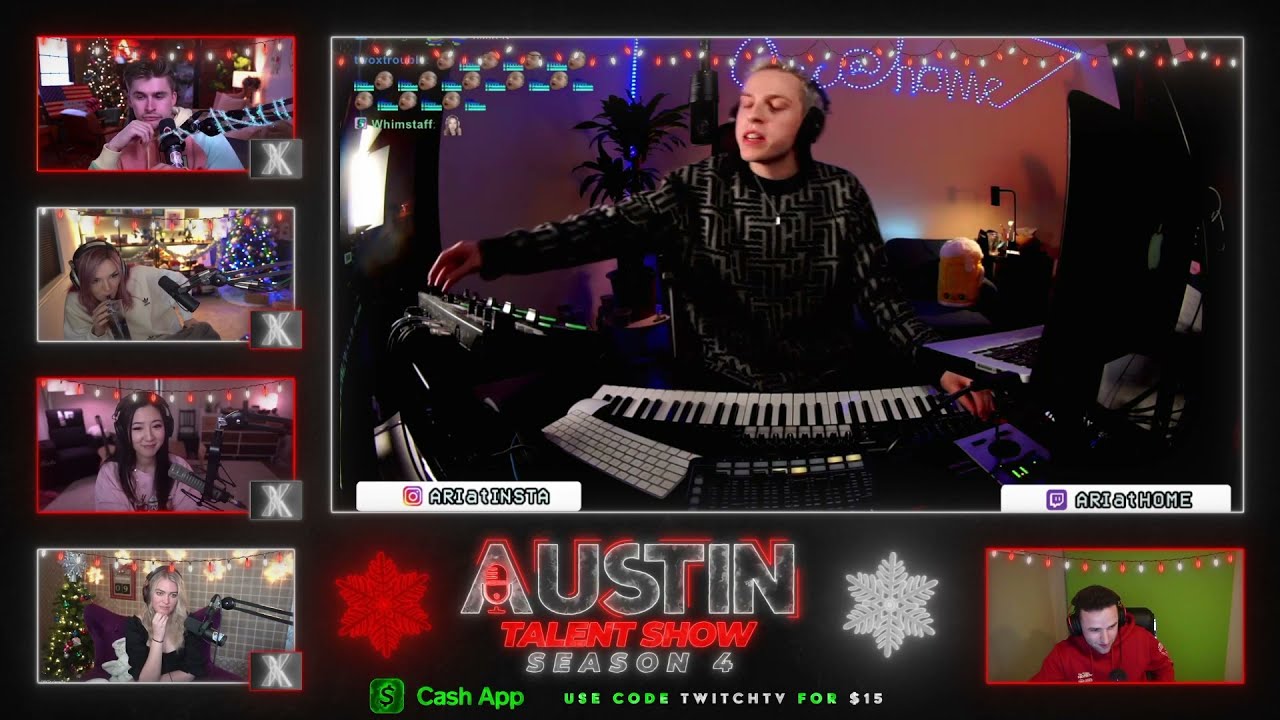ARIatHOME - Adopt Me, QT and Ludwig (Austin Show Talent Show Finale)